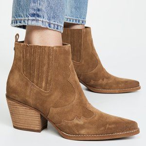 Sam Edelman Winona Booties, Size 8.5 in Hazelnut
